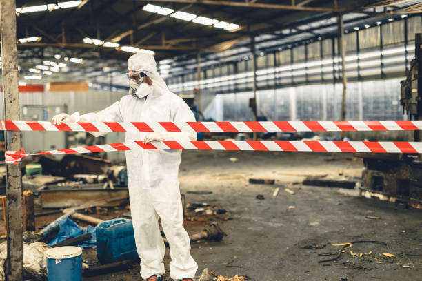 Professional Biohazard Cleanup technician working in Merino, CO